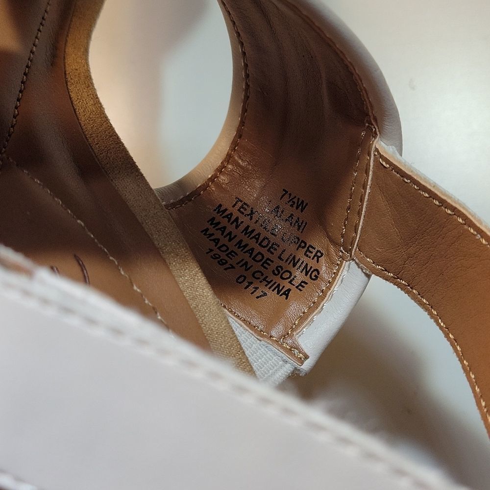 Easy Spirits Back Strap Open Toe Multi-Color Wedg… - image 7